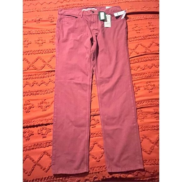 Flag & Anthem jeans Nashville Straight BNWT size 35 34 red - Picture 4 of 13